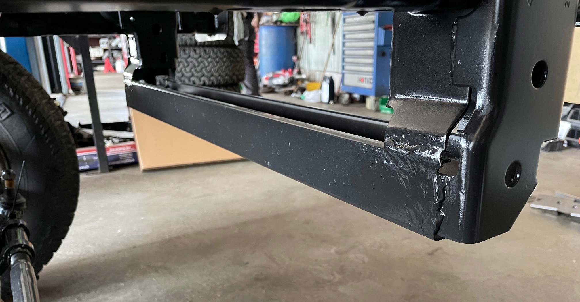 PRZEDNIA BELKA PRZÓD RAMY JEEP WRANGLER JK 07-17 2D 4D - obrazek 9