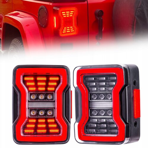 LAMPY TYLNE LED JK 07-18 CLEAR