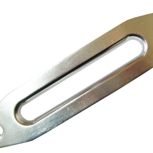 Aluminiowy ślizg liny syntetycznej do wyciągarek rozstaw 252mm