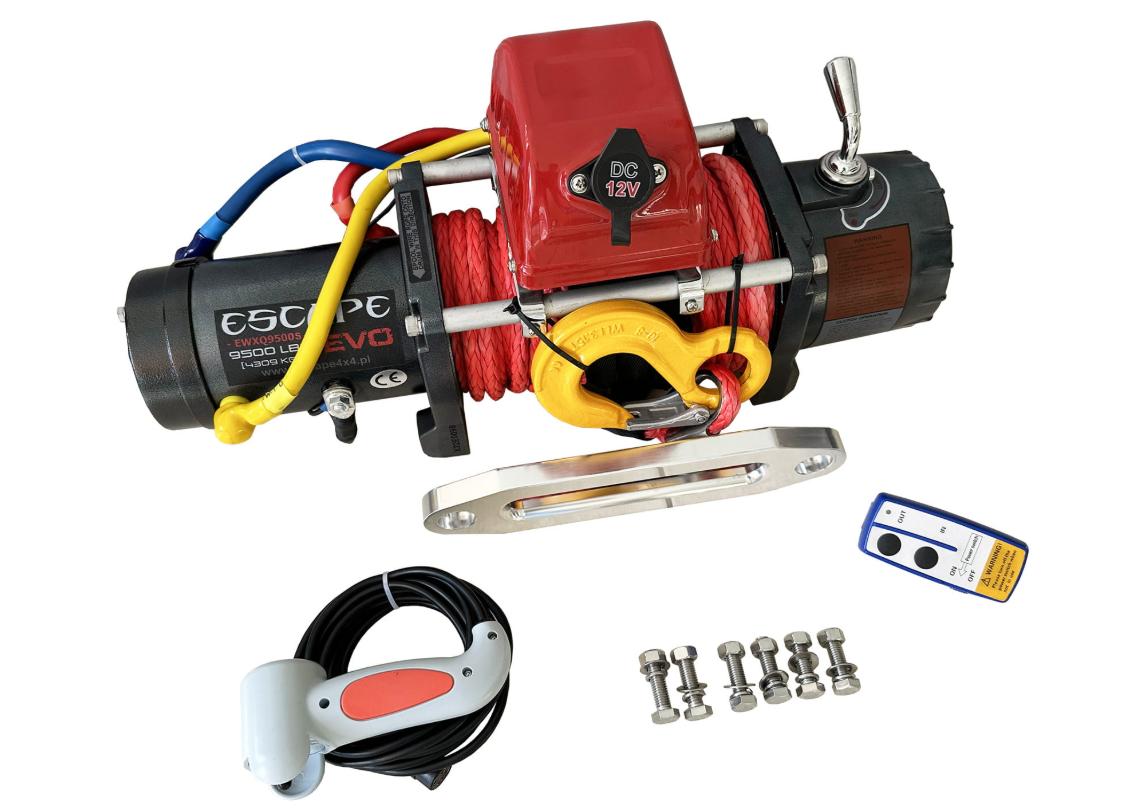 Wyciągarka Samochodowa ESCAPE EVO 9500 LBS EWX-QF (12V) – Ultra Szybka - obrazek 2