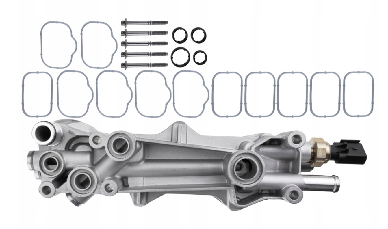 PODSTAWA OBUDOWA FILTRA OLEJU ALUMINIOWA Z CHŁODNICĄ JEEP V6 3.6 2015+