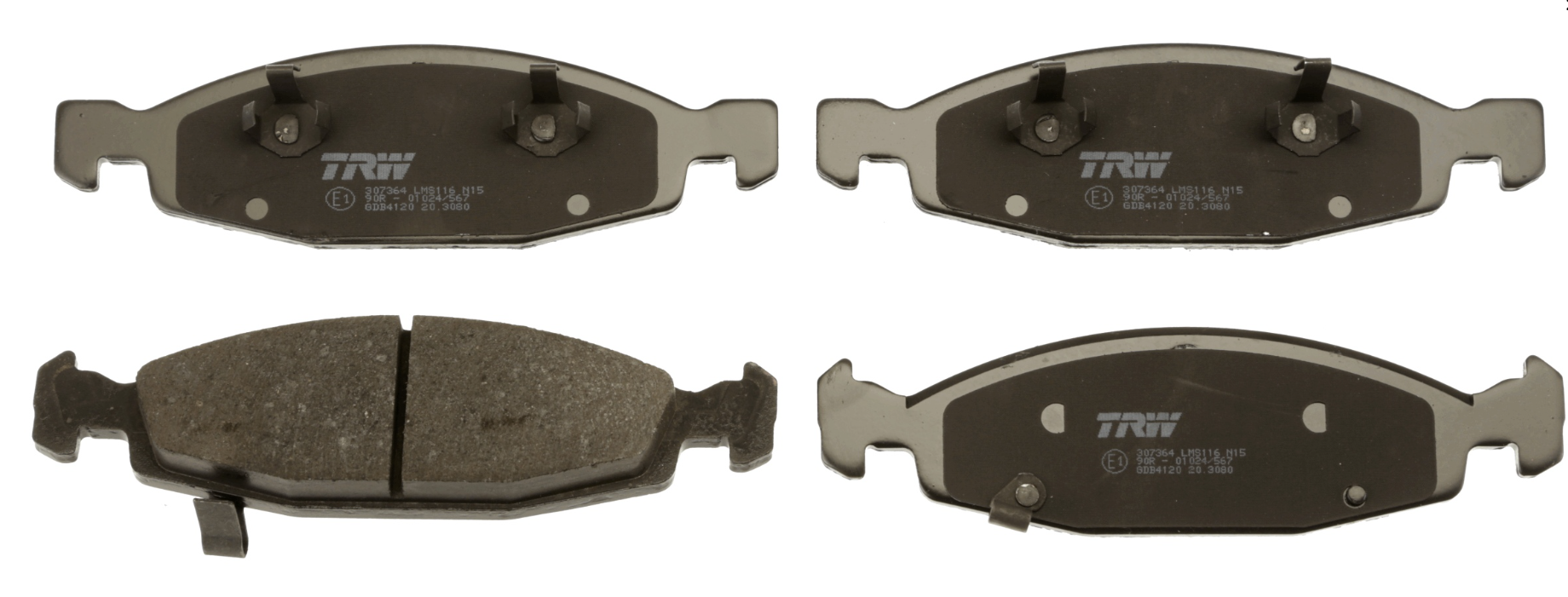 Klocki hamulcowe przednie TRW – JEEP GRAND CHEROKEE WJ / WG - TEVES - obrazek 2
